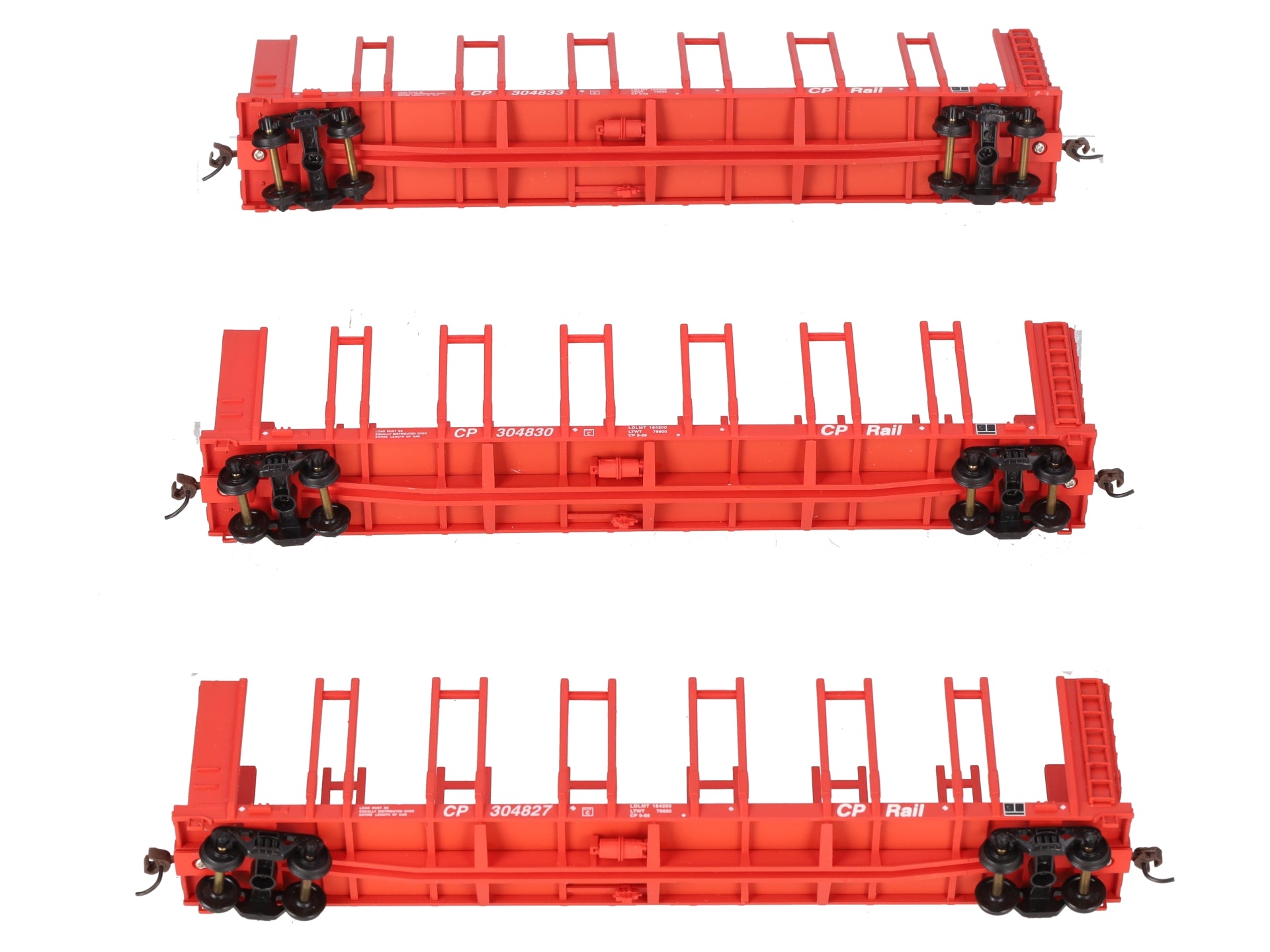 Walthers 932-33152 HO Scale Canadian Pacific 63' Pulpwood Car 3 Pack LN/Box