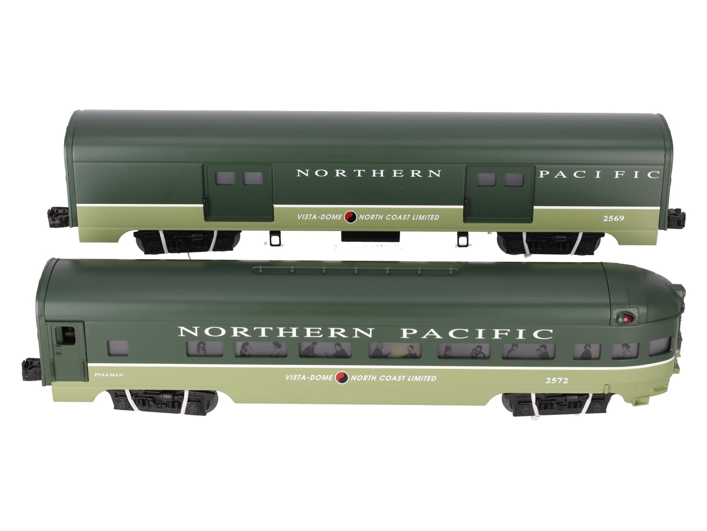 Lionel 6-39179 NP Aluminum Passenger Car (Set of 2) LN/Box
