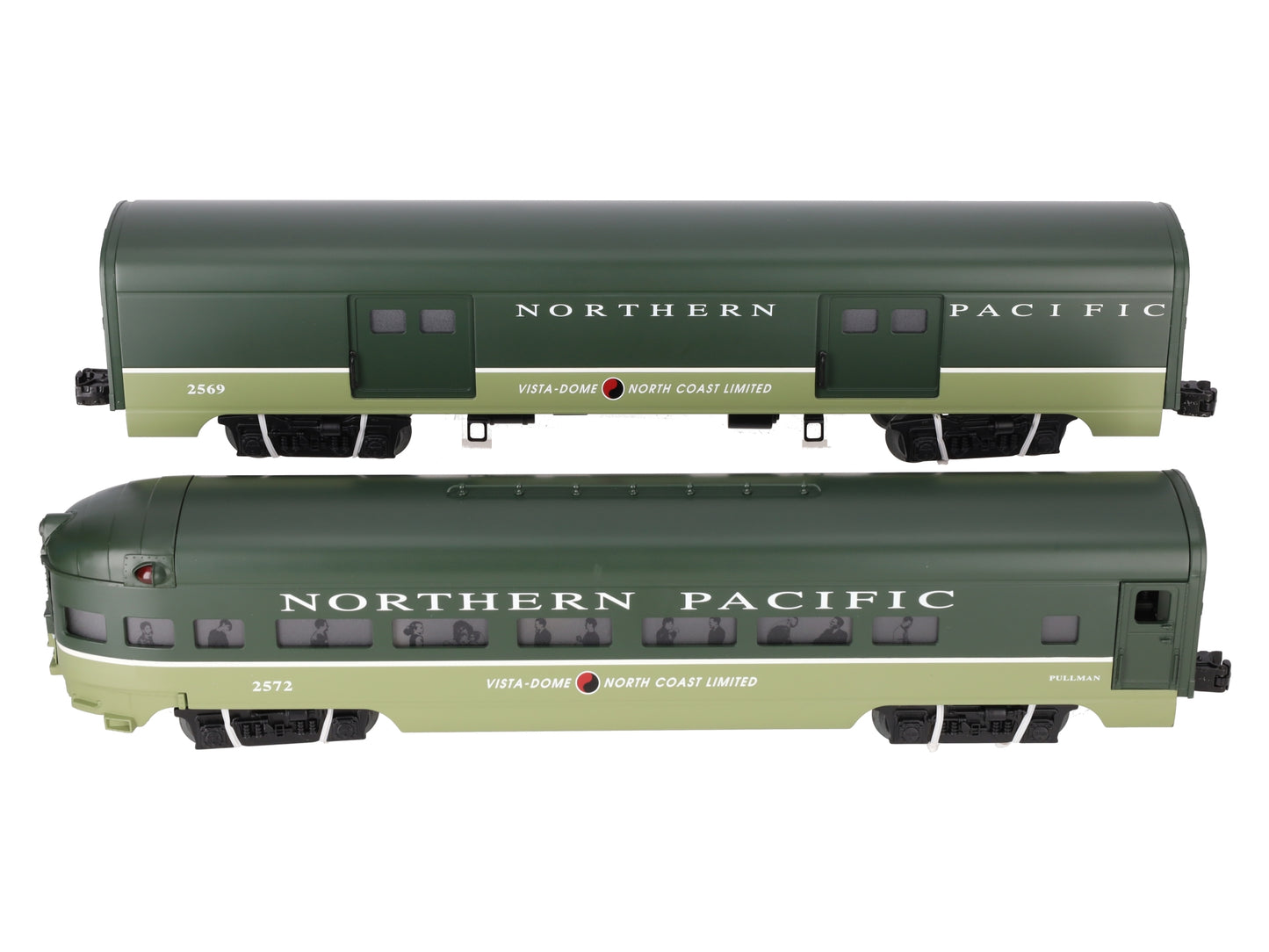Lionel 6-39179 NP Aluminum Passenger Car (Set of 2) LN/Box