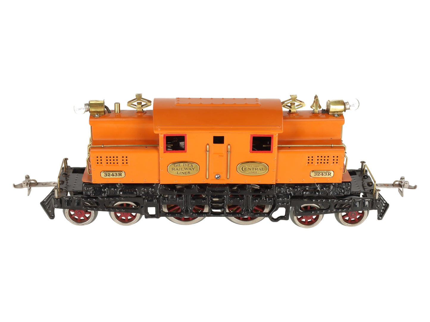 Ives 3243R Vintage Standard Gauge NYC Prewar Electric Locomotive - Repainted