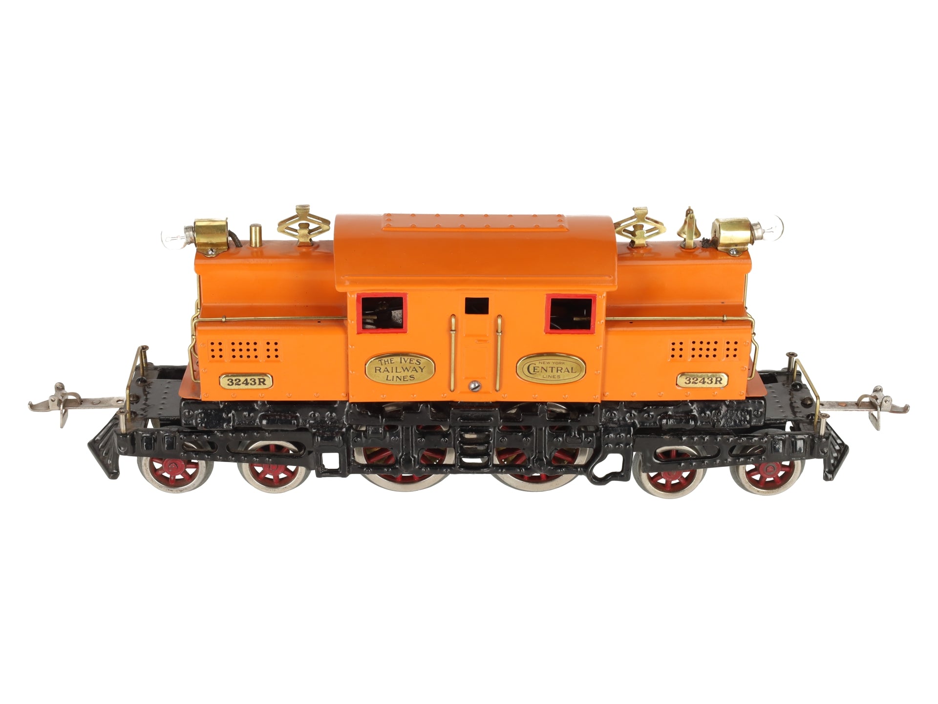 Ives 3243R Vintage Standard Gauge NYC Prewar Electric Locomotive - Repainted