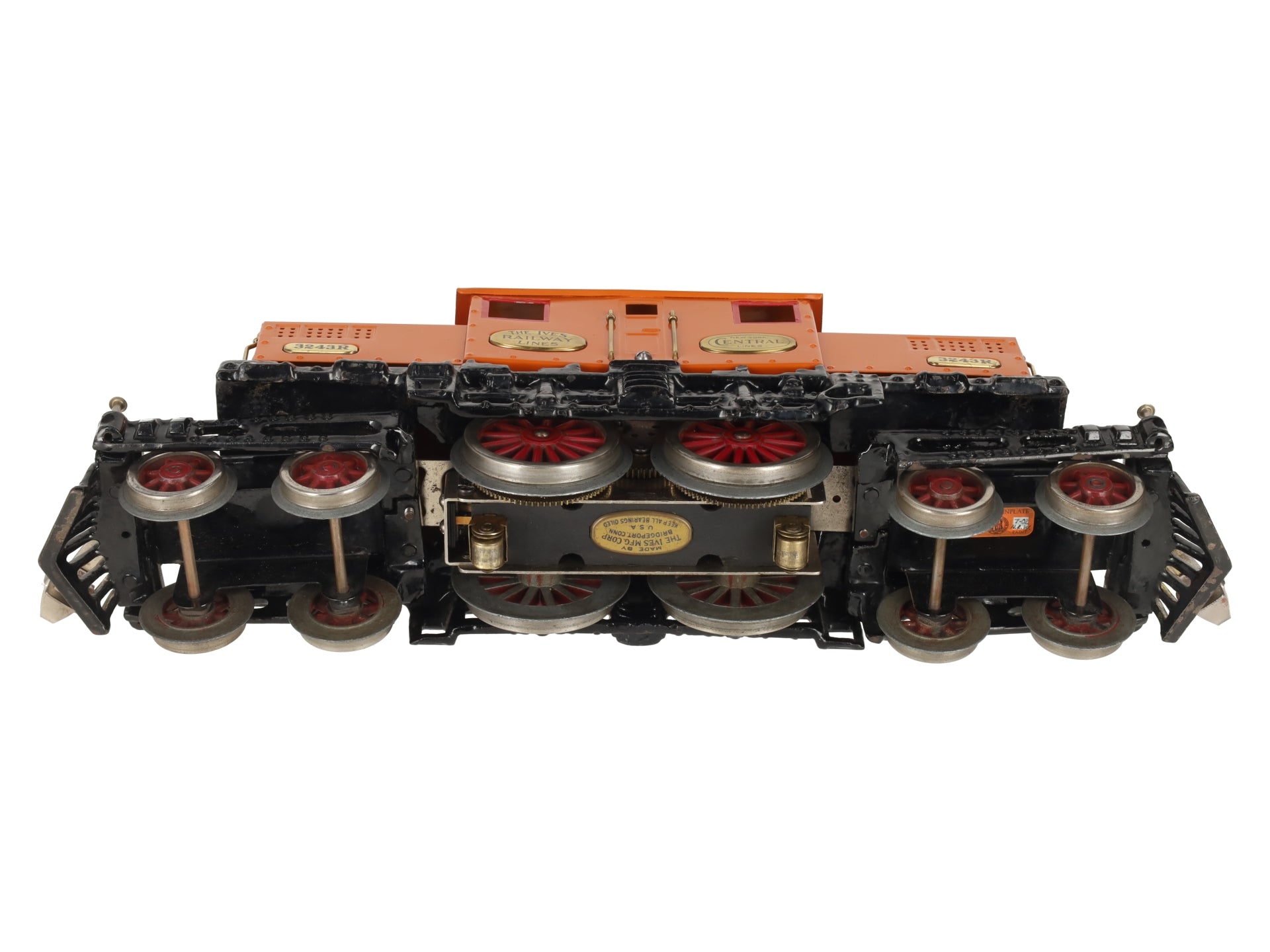 Ives 3243R Vintage Standard Gauge NYC Prewar Electric Locomotive - Repainted