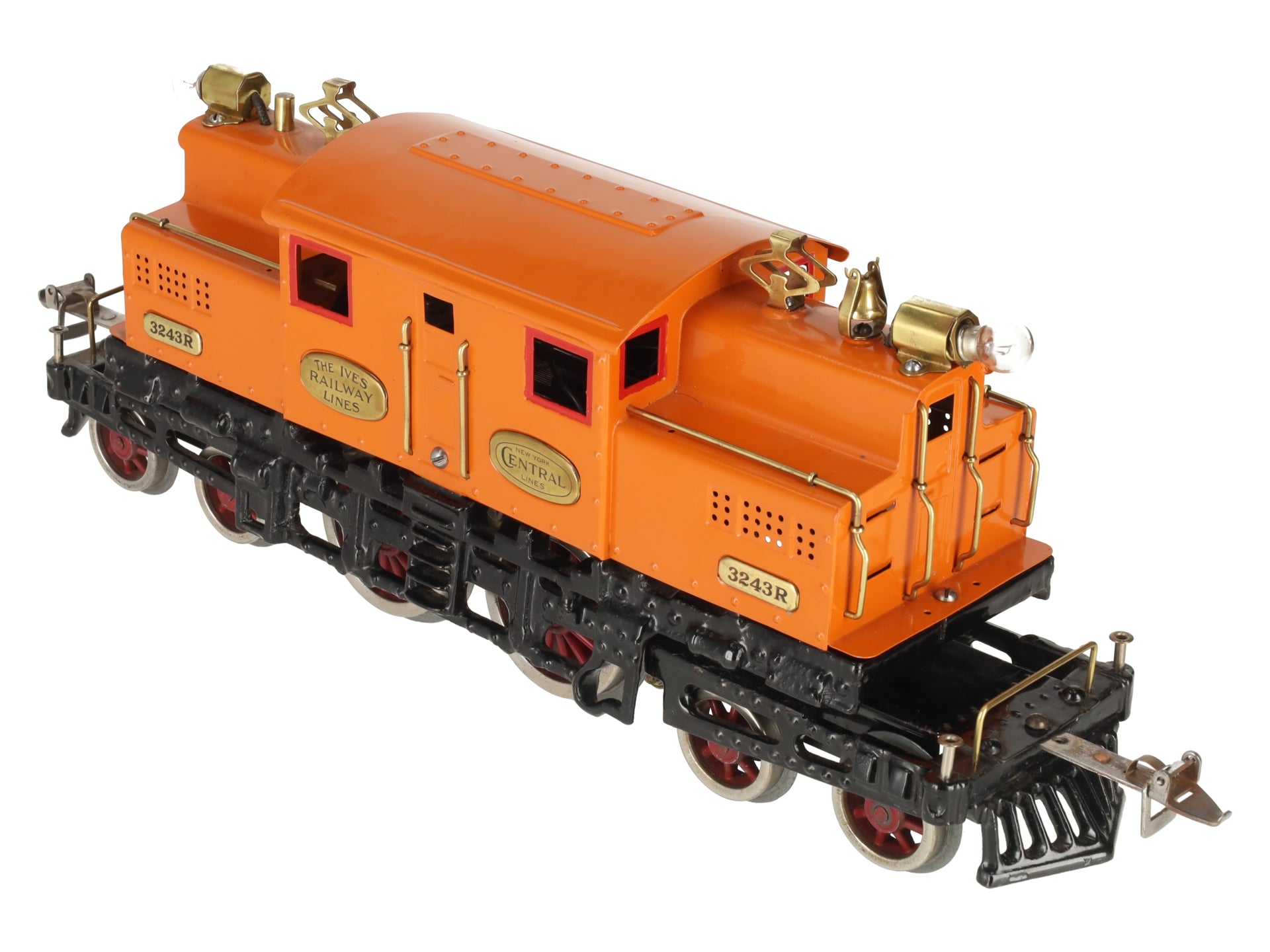 Ives 3243R Vintage Standard Gauge NYC Prewar Electric Locomotive - Repainted