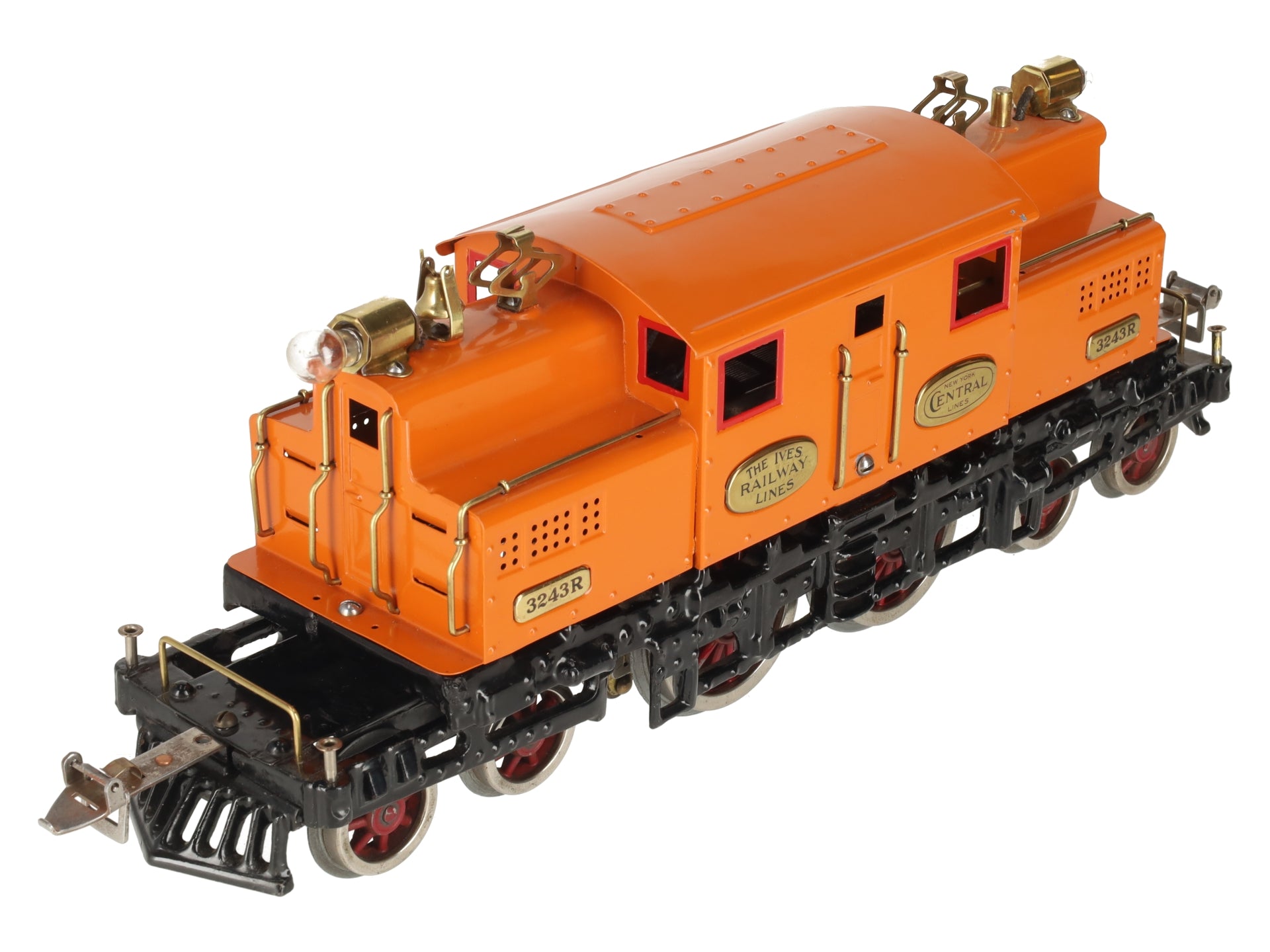 Ives 3243R Vintage Standard Gauge NYC Prewar Electric Locomotive - Repainted