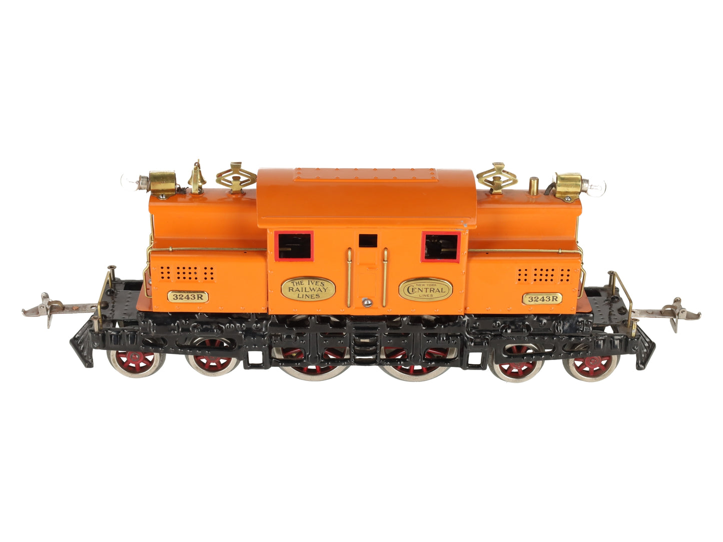 Ives 3243R Vintage Standard Gauge NYC Prewar Electric Locomotive - Repainted