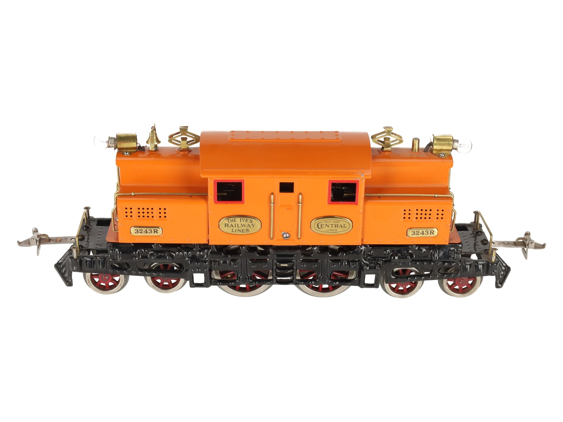 Ives 3243R Vintage Standard Gauge NYC Prewar Electric Locomotive - Repainted