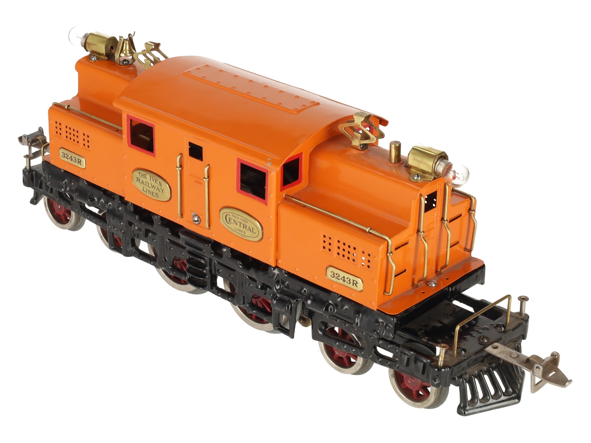 Ives 3243R Vintage Standard Gauge NYC Prewar Electric Locomotive - Repainted