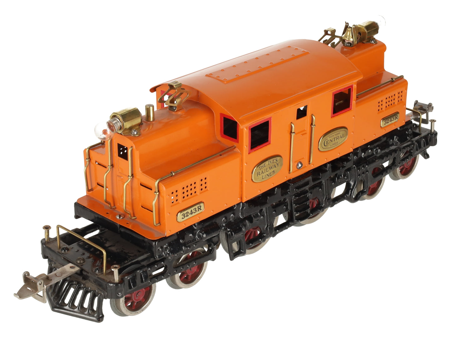 Ives 3243R Vintage Standard Gauge NYC Prewar Electric Locomotive - Repainted
