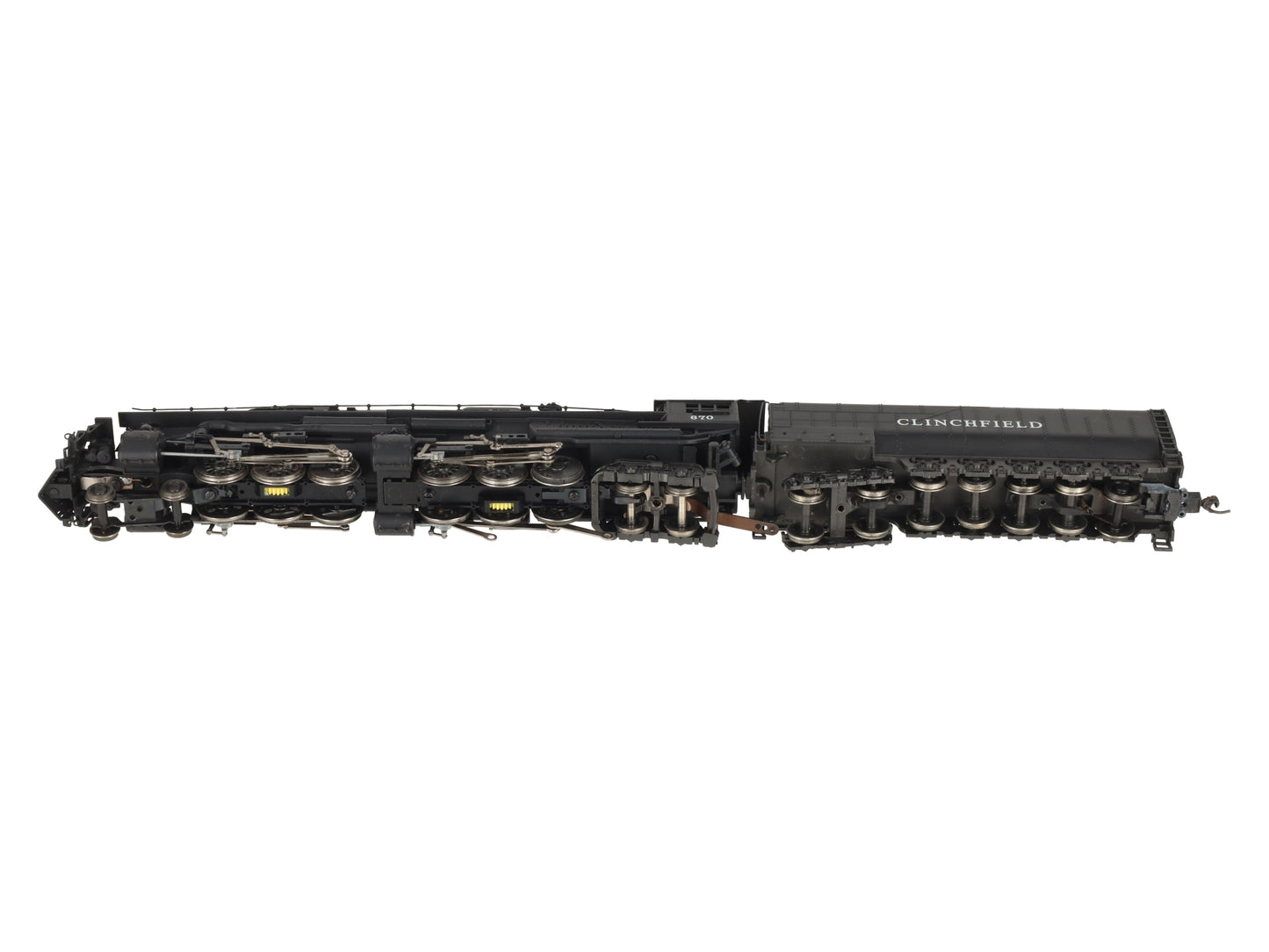 Rivarossi 1597 HO Clinchfield 4-6-6-4 Challenger Steam Locomotive #670 VG
