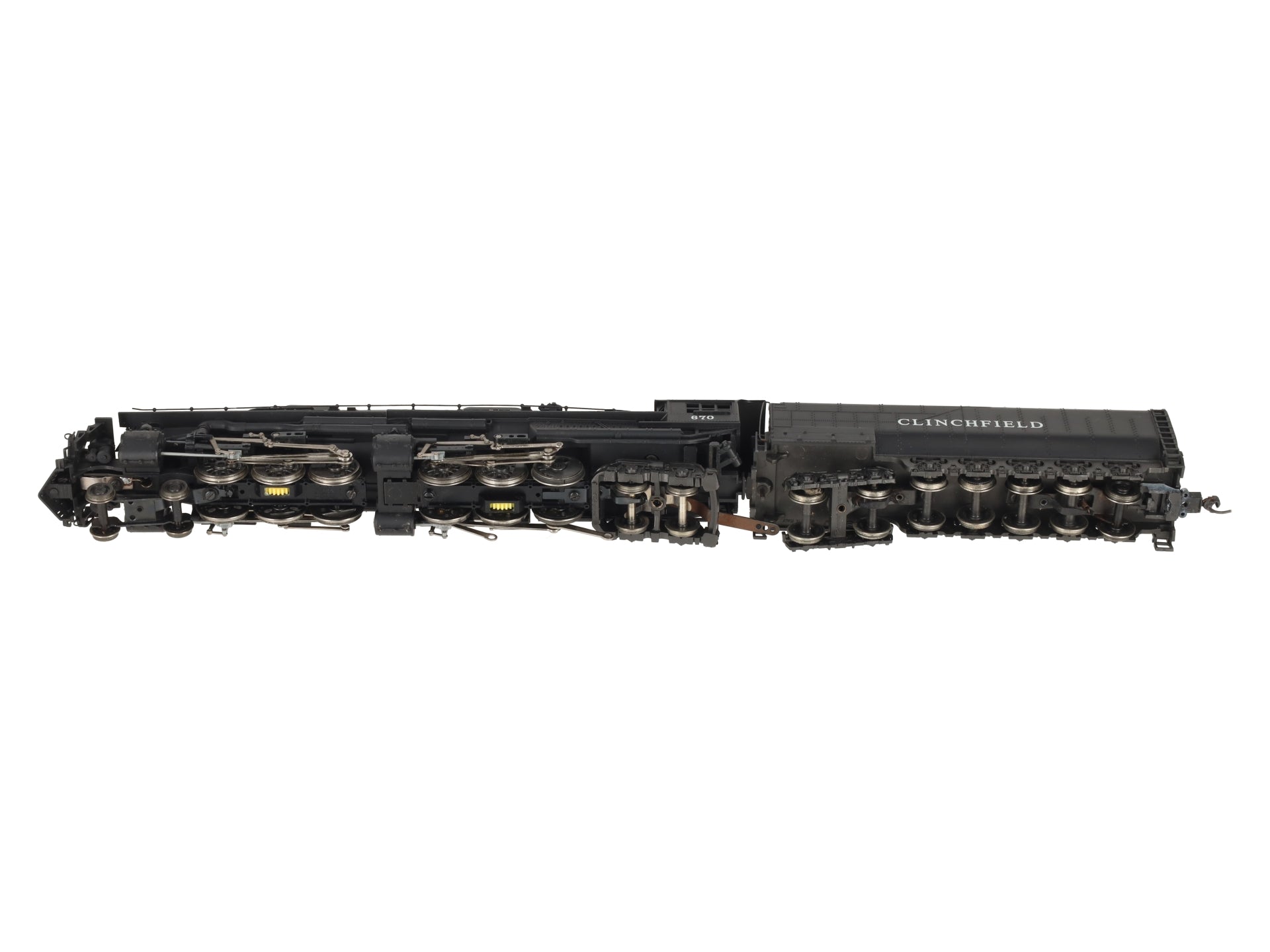 Rivarossi 1597 HO Clinchfield 4-6-6-4 Challenger Steam Locomotive #670 VG