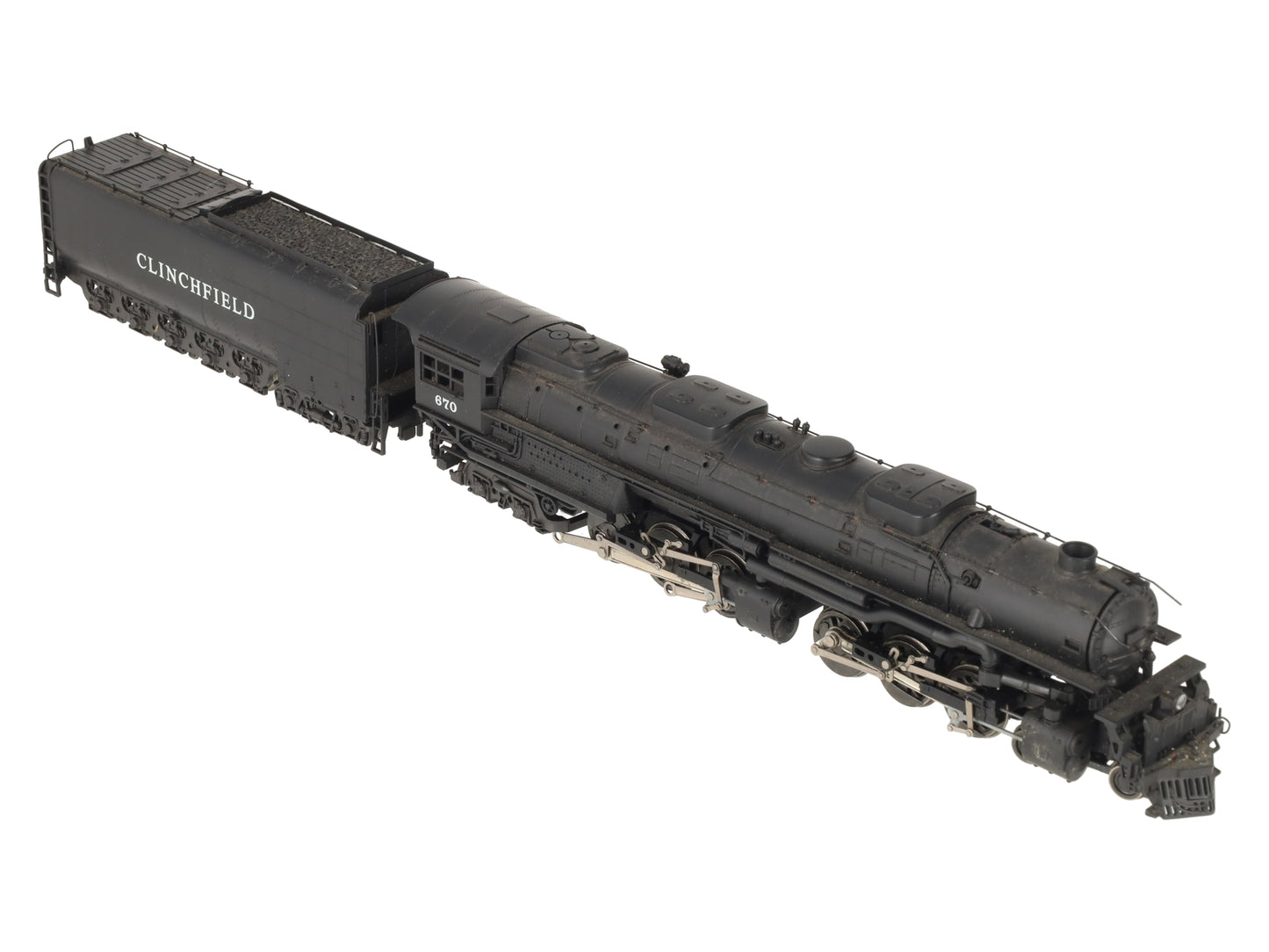 Rivarossi 1597 HO Clinchfield 4-6-6-4 Challenger Steam Locomotive #670 VG