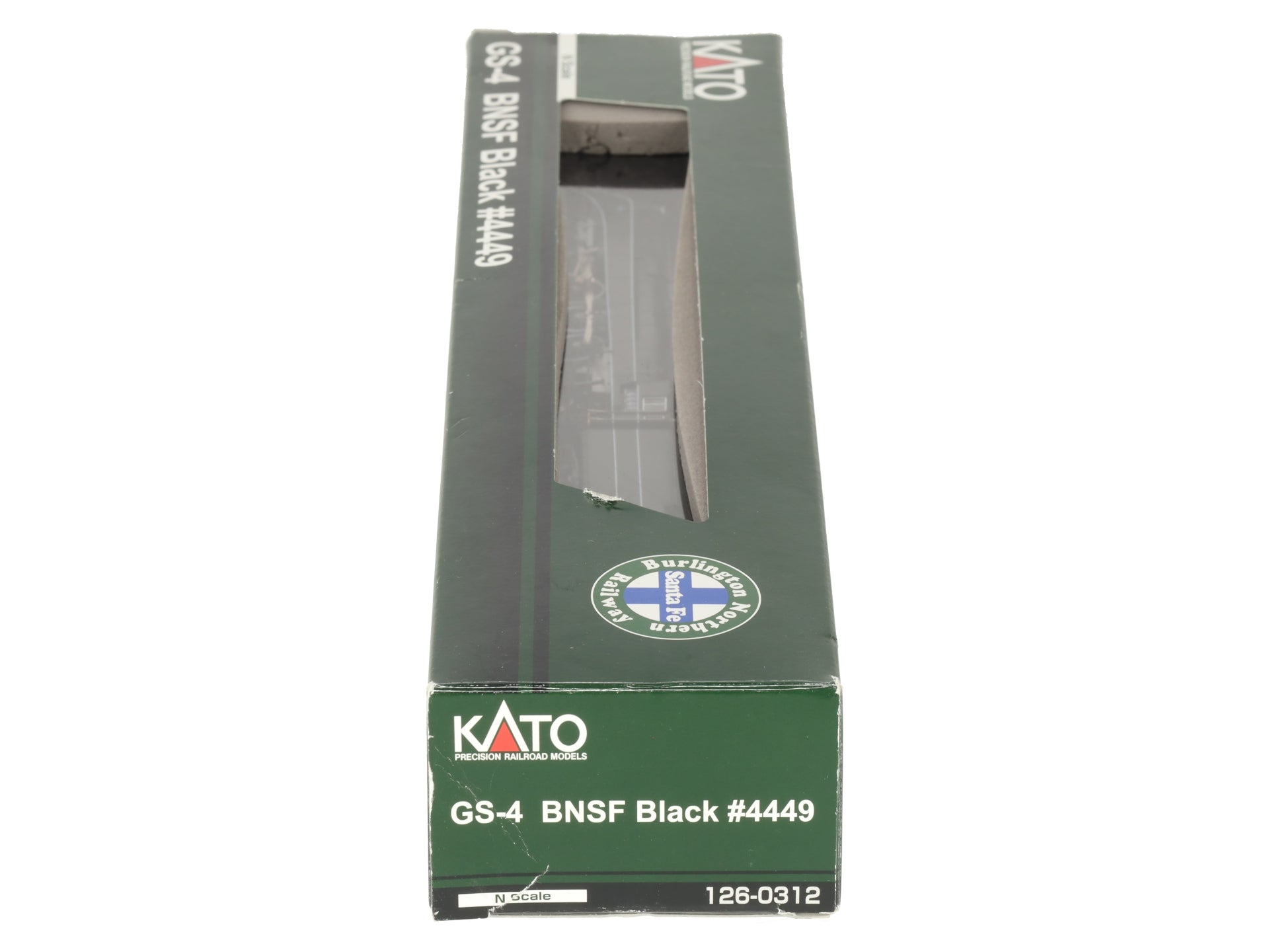 Kato 126-0312 N BNSF Excursion 4-8-4 GS-4 Black #4449/Box