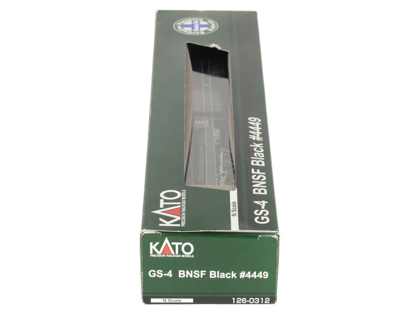 Kato 126-0312 N BNSF Excursion 4-8-4 GS-4 Black #4449/Box