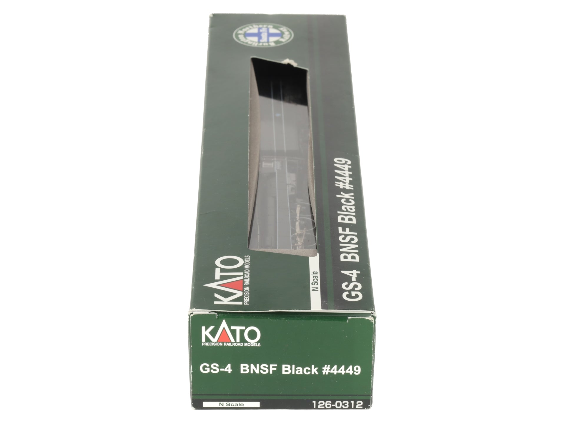 Kato 126-0312 N BNSF Excursion 4-8-4 GS-4 Black #4449/Box