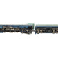 AHM 5196-B HO Scale Santa Fe Hudson "Blue Goose" Steam Loco & Tender #3460 EX/Box