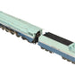 AHM 5196-B HO Scale Santa Fe Hudson "Blue Goose" Steam Loco & Tender #3460 EX/Box