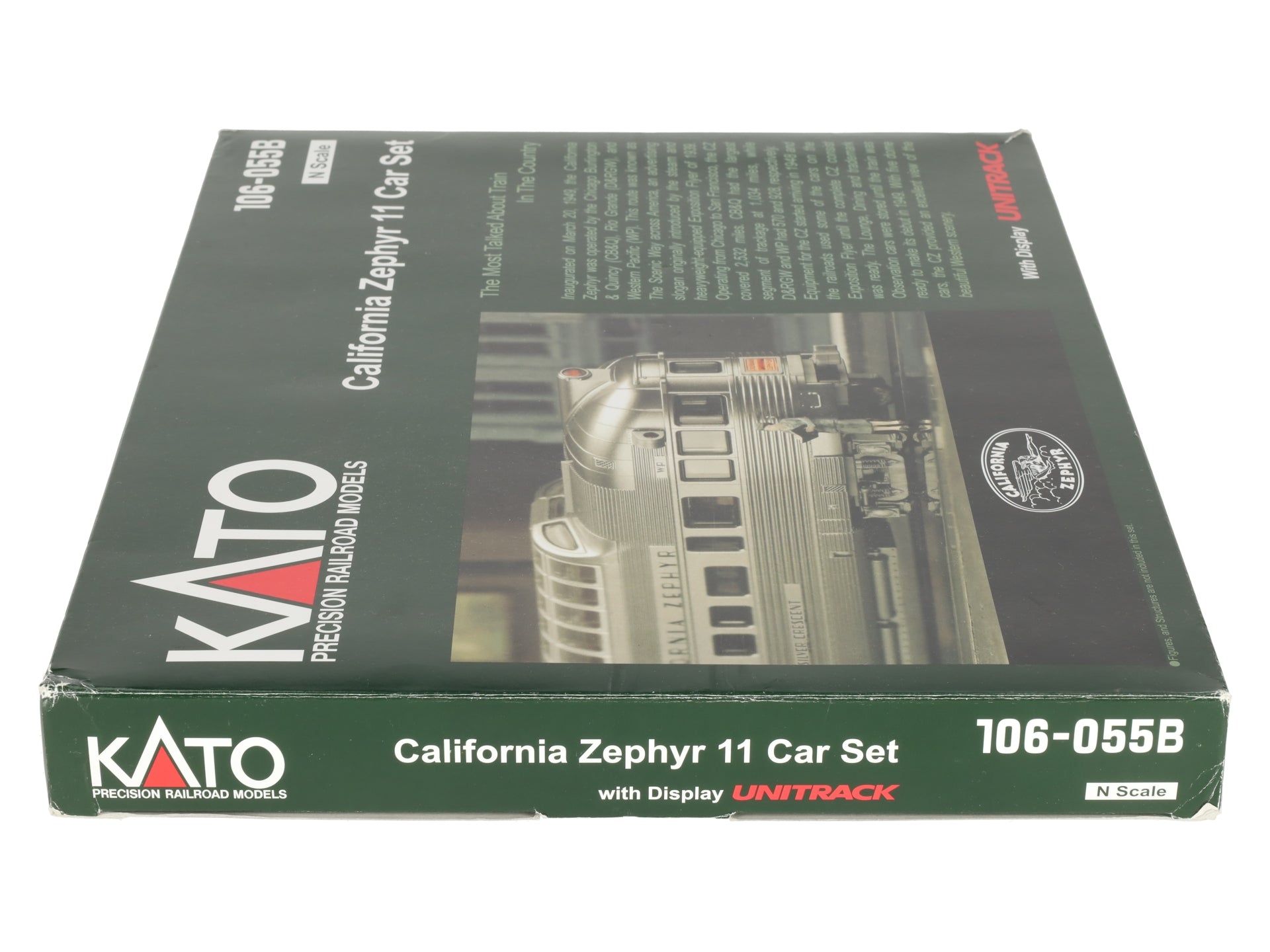 Kato 106-055B California Zephyr N Gauge Diesel Passenger Train Set