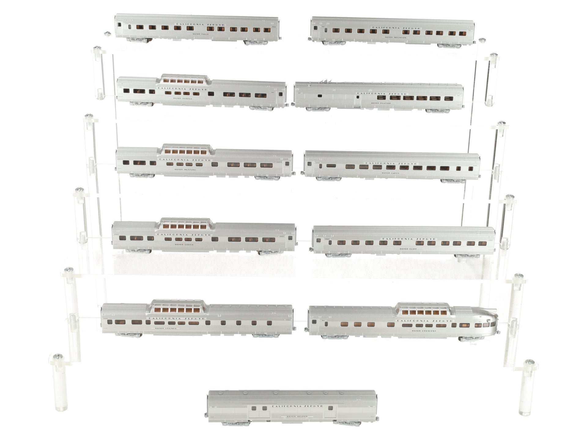 Kato 106-055B California Zephyr N Gauge Diesel Passenger Train Set LN/Box