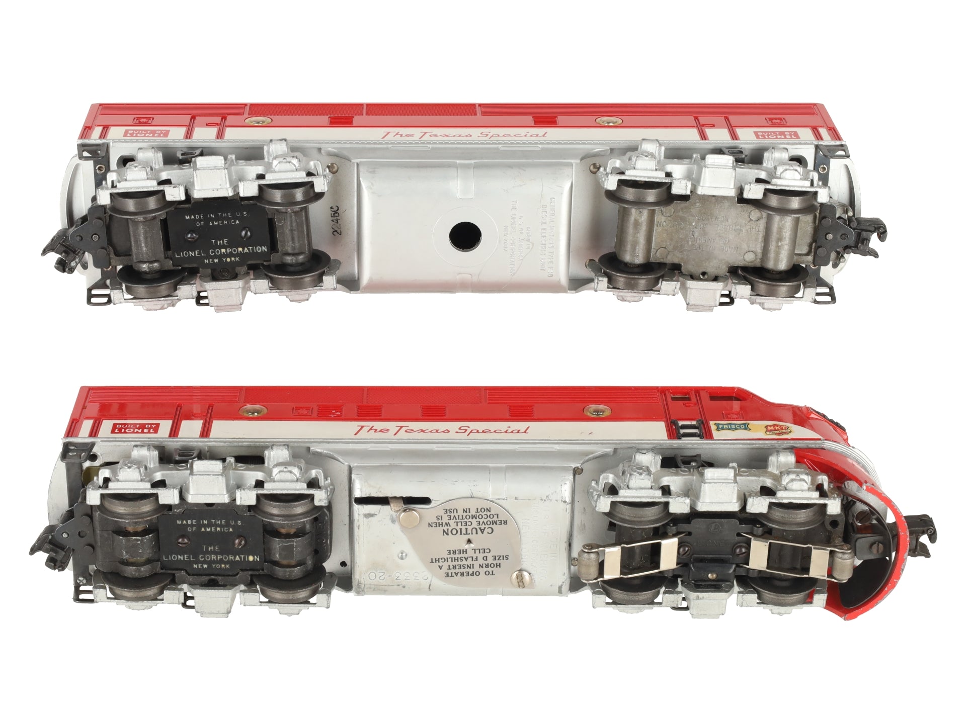 Lionel 2245 Vintage O Gauge Texas Special F-3 AB Diesel Set EX
