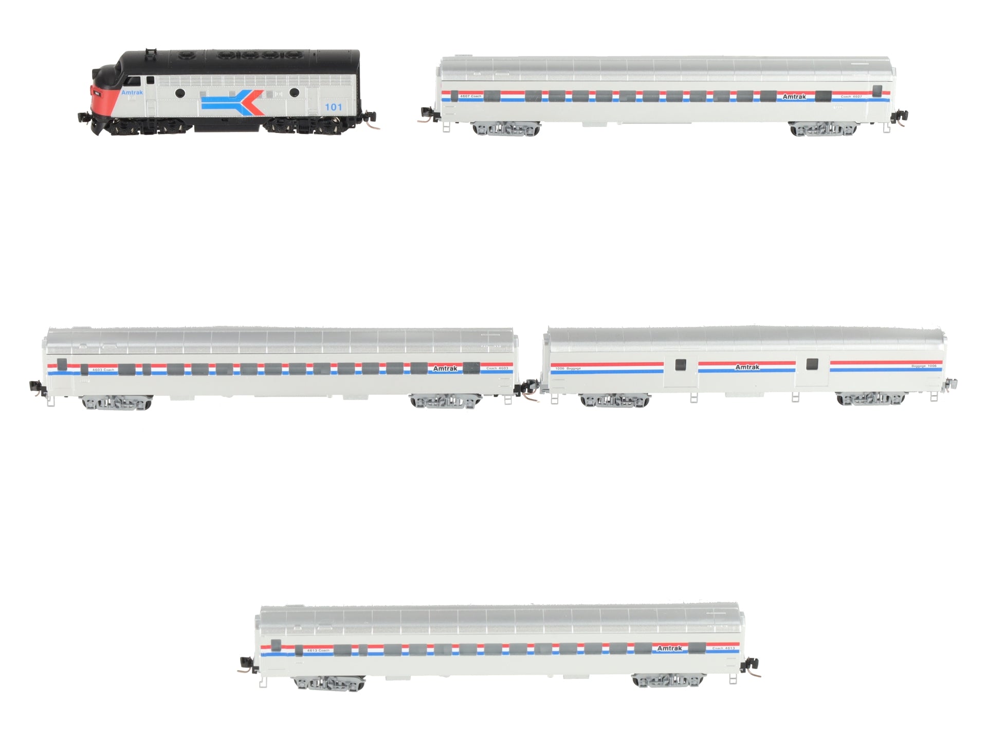 Micro-Trains 99401120 Amtrak Z Gauge Diesel Freight Train Set (Set of 5) LN/Box
