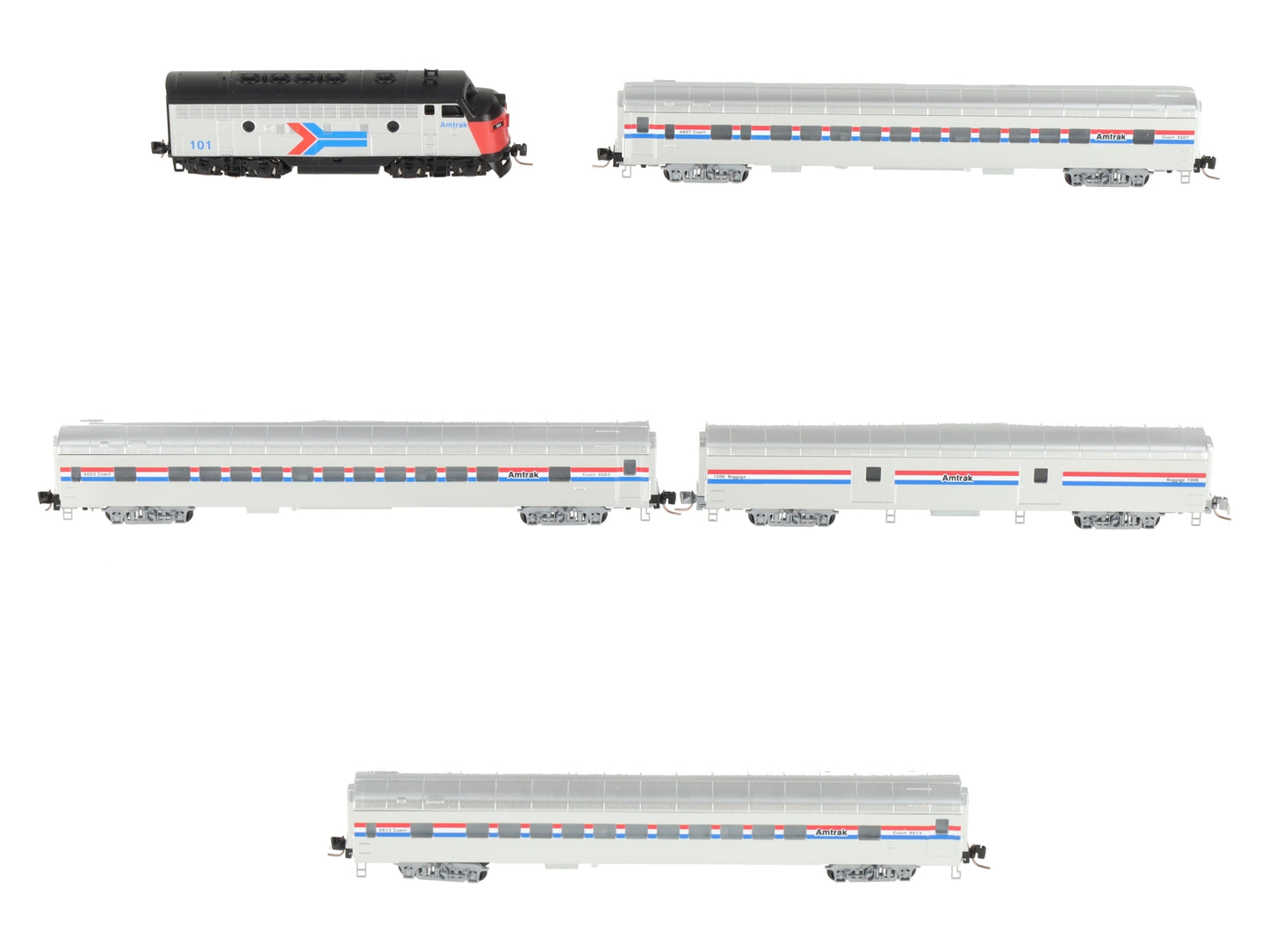 Micro-Trains 99401120 Amtrak Z Gauge Diesel Freight Train Set (Set of 5) LN/Box