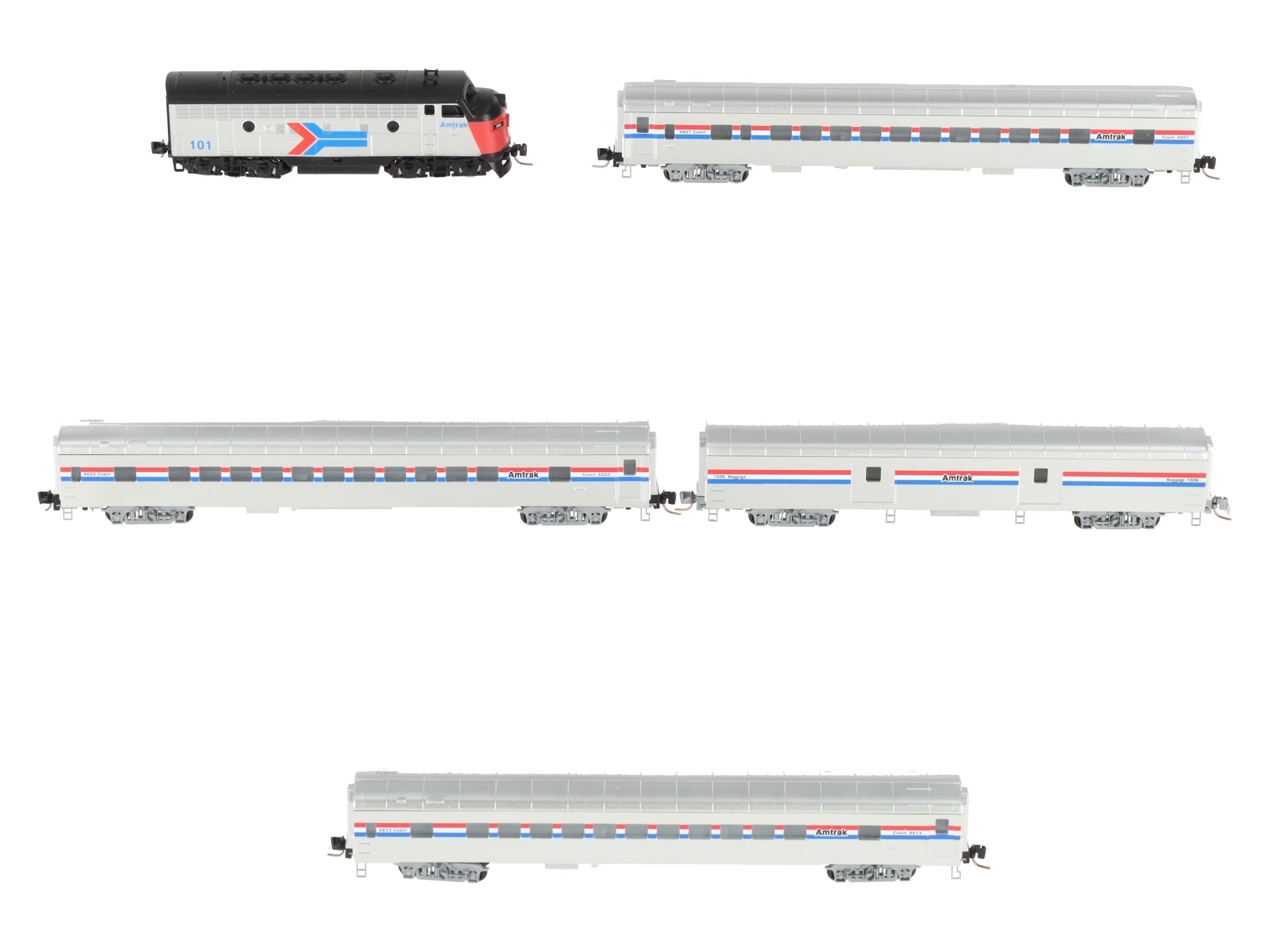 Micro-Trains 99401120 Amtrak Z Gauge Diesel Freight Train Set (Set of 5) LN/Box