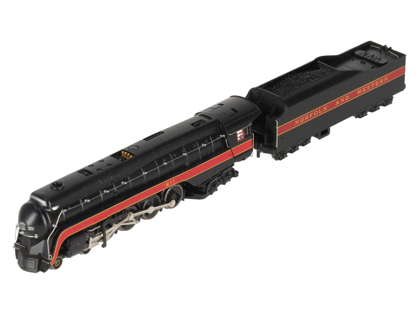Bachmann 53253 N N&W 4-8-4 Class J Steam Locomotive with DCC & Sound #611 EX/Box
