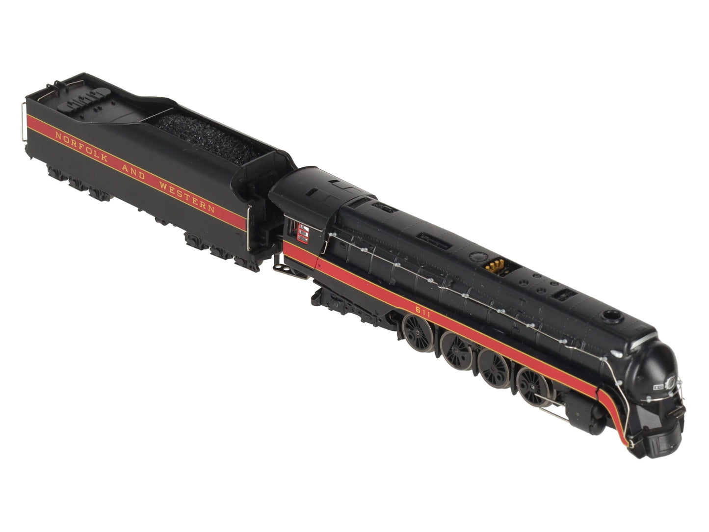 Bachmann 53253 N N&W 4-8-4 Class J Steam Locomotive with DCC & Sound #611 EX/Box