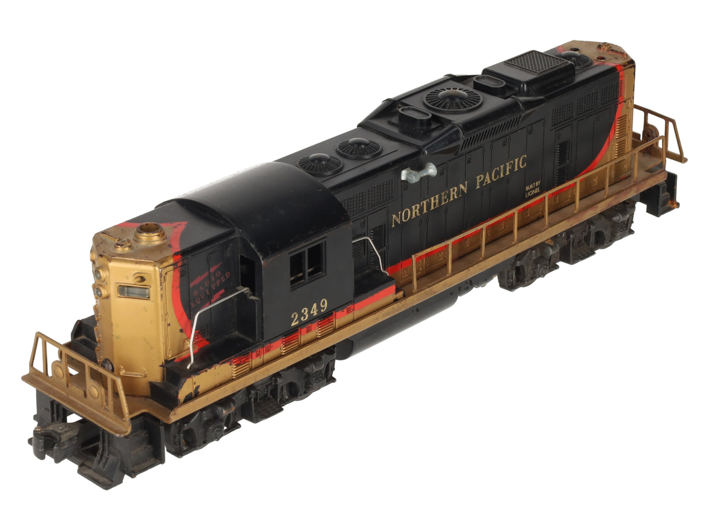 Lionel 2349 Vintage O Northern Pacific GP-9 Diesel Locomotive VG/Box