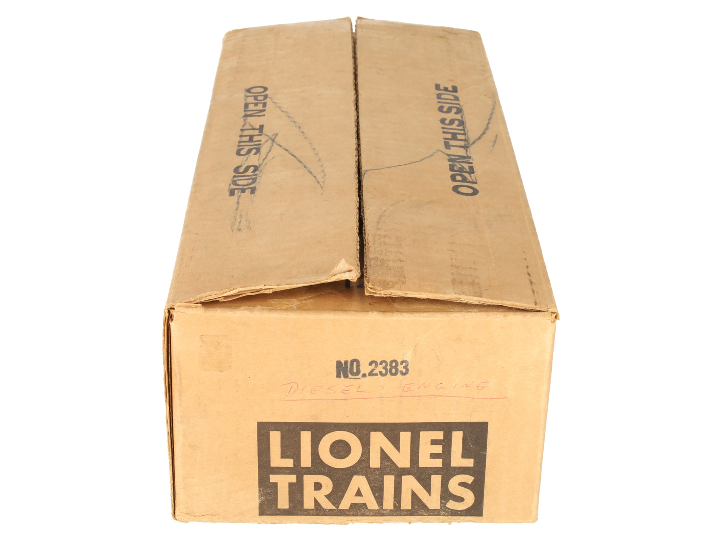 Lionel 2383 Vintage O Santa Fe F-3 AA Diesel Locomotives EX/Box