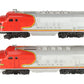 Lionel 2383 Vintage O Santa Fe F-3 AA Diesel Locomotives EX/Box