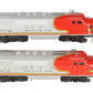 Lionel 2383 Vintage O Santa Fe F-3 AA Diesel Locomotives EX/Box