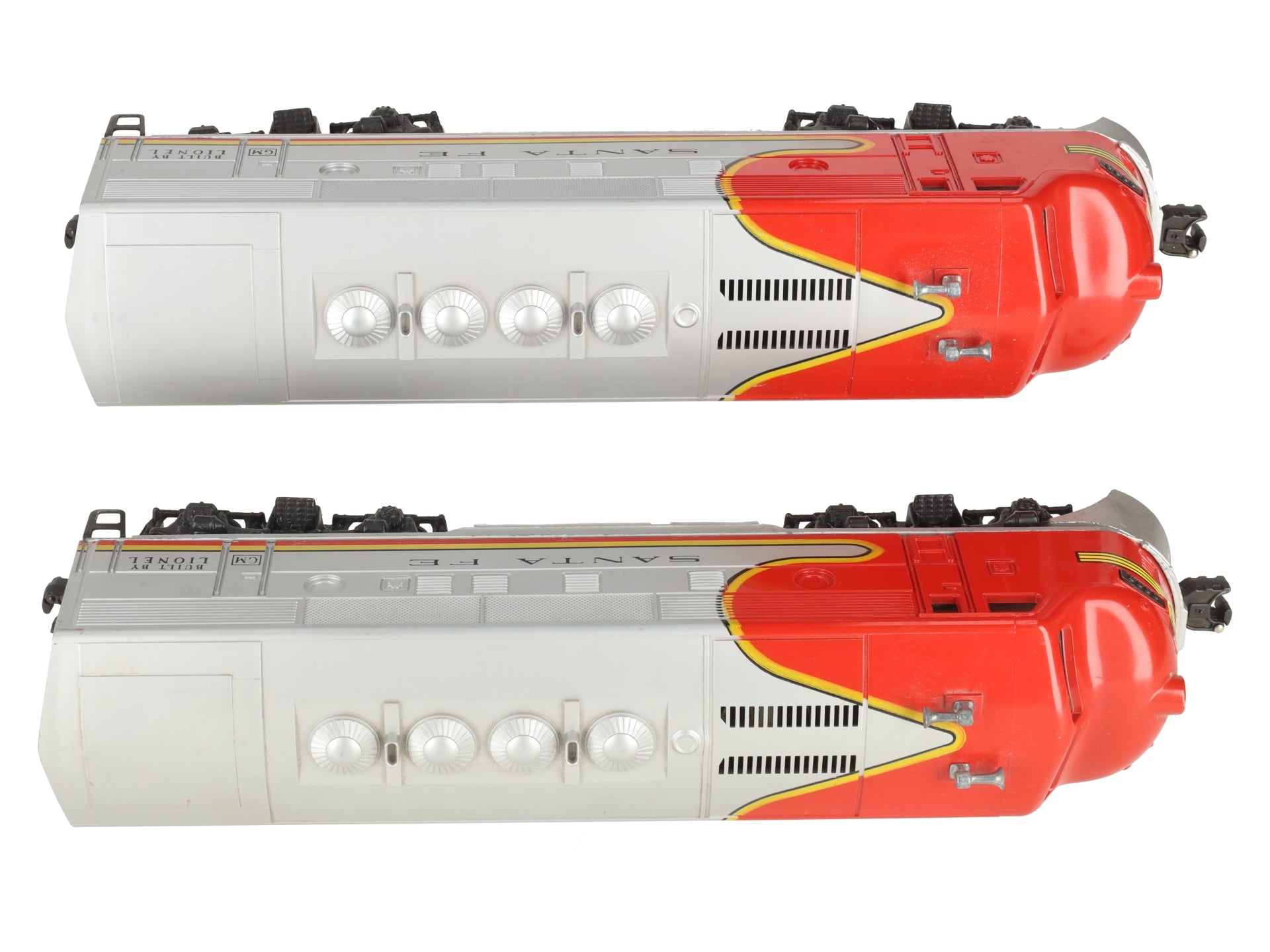 Lionel 2383 Vintage O Santa Fe F-3 AA Diesel Locomotives EX/Box