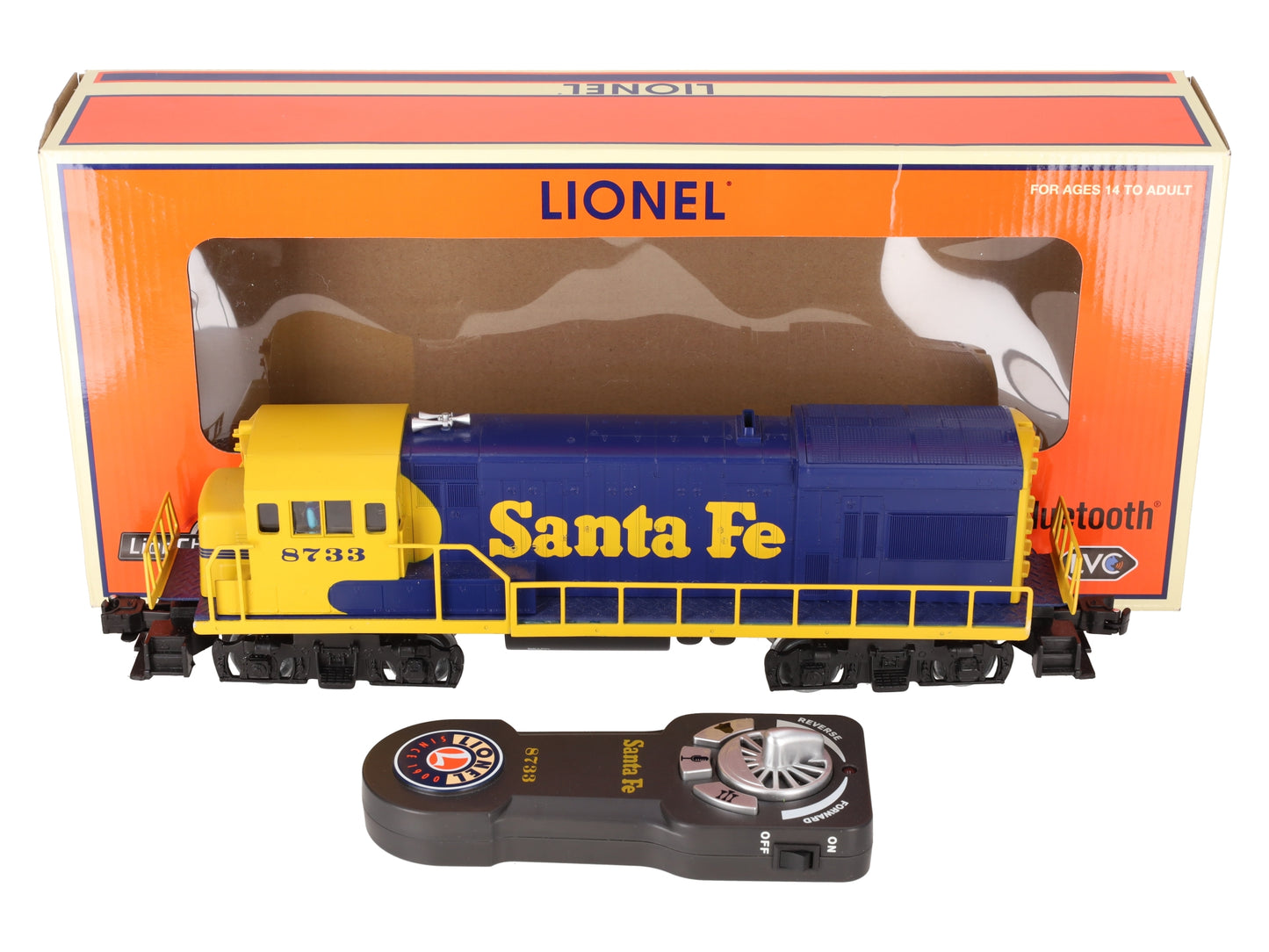 Lionel 2134050 O Santa Fe LionChief U36B Diesel Locomotive #8733