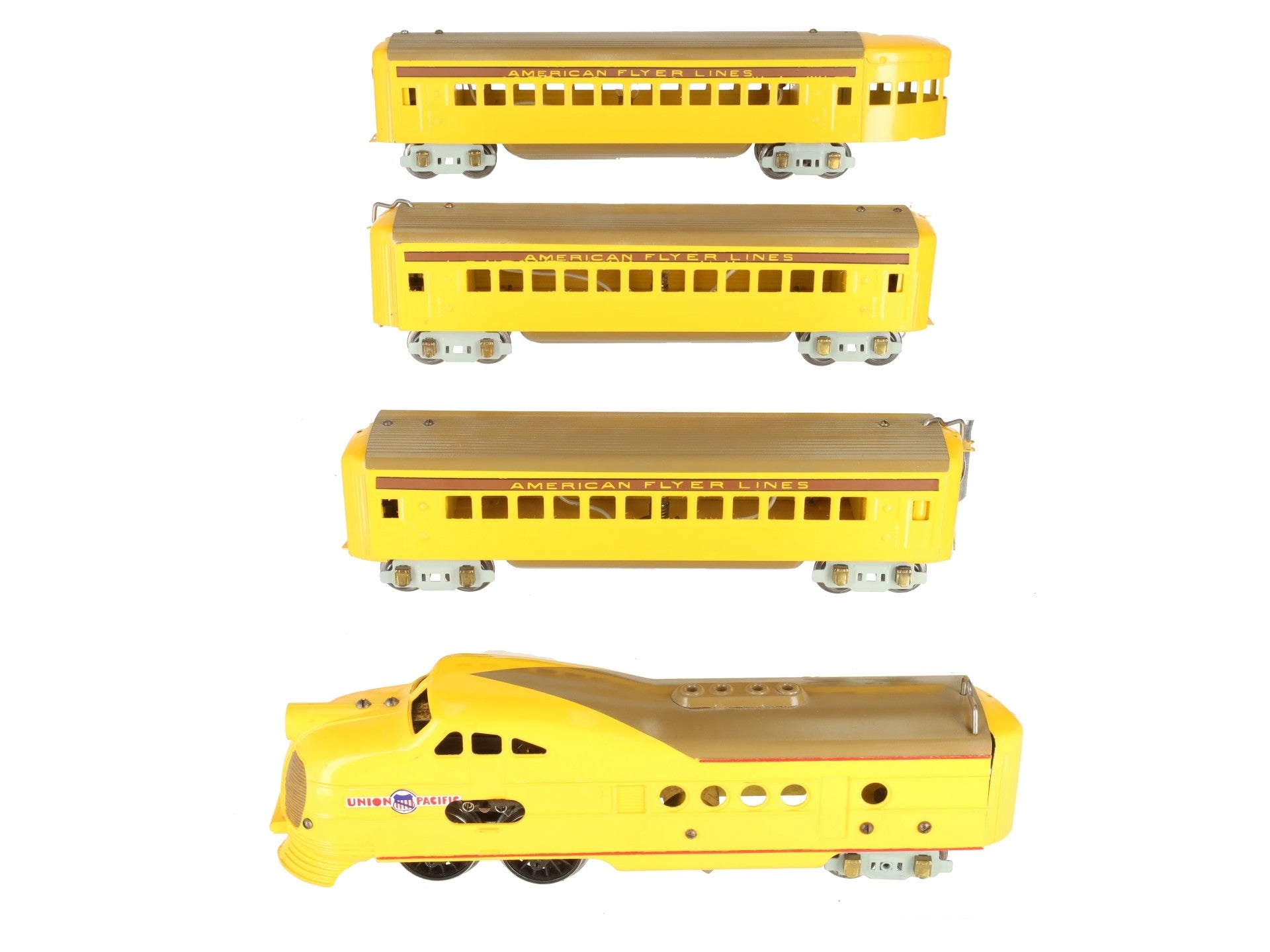American Flyer 1730 Vintage O Prewar Streamlined Train Set EX