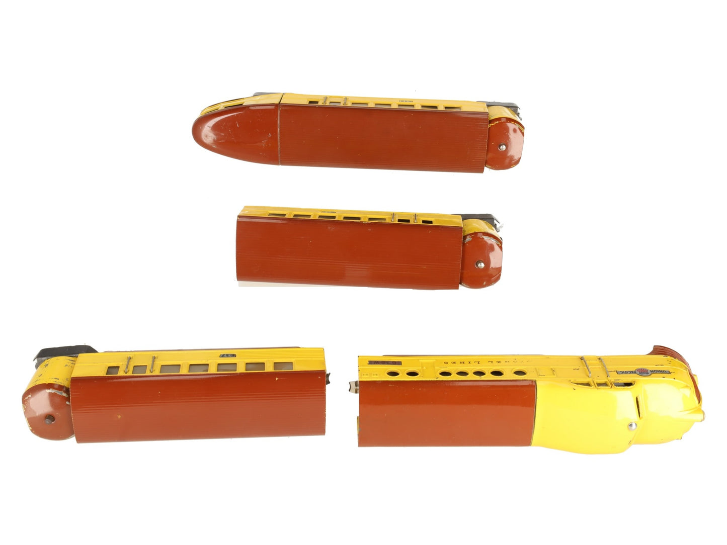 Lionel 636W Vintage O Prewar Union Pacific City of Denver Streamliner Set VG/Box