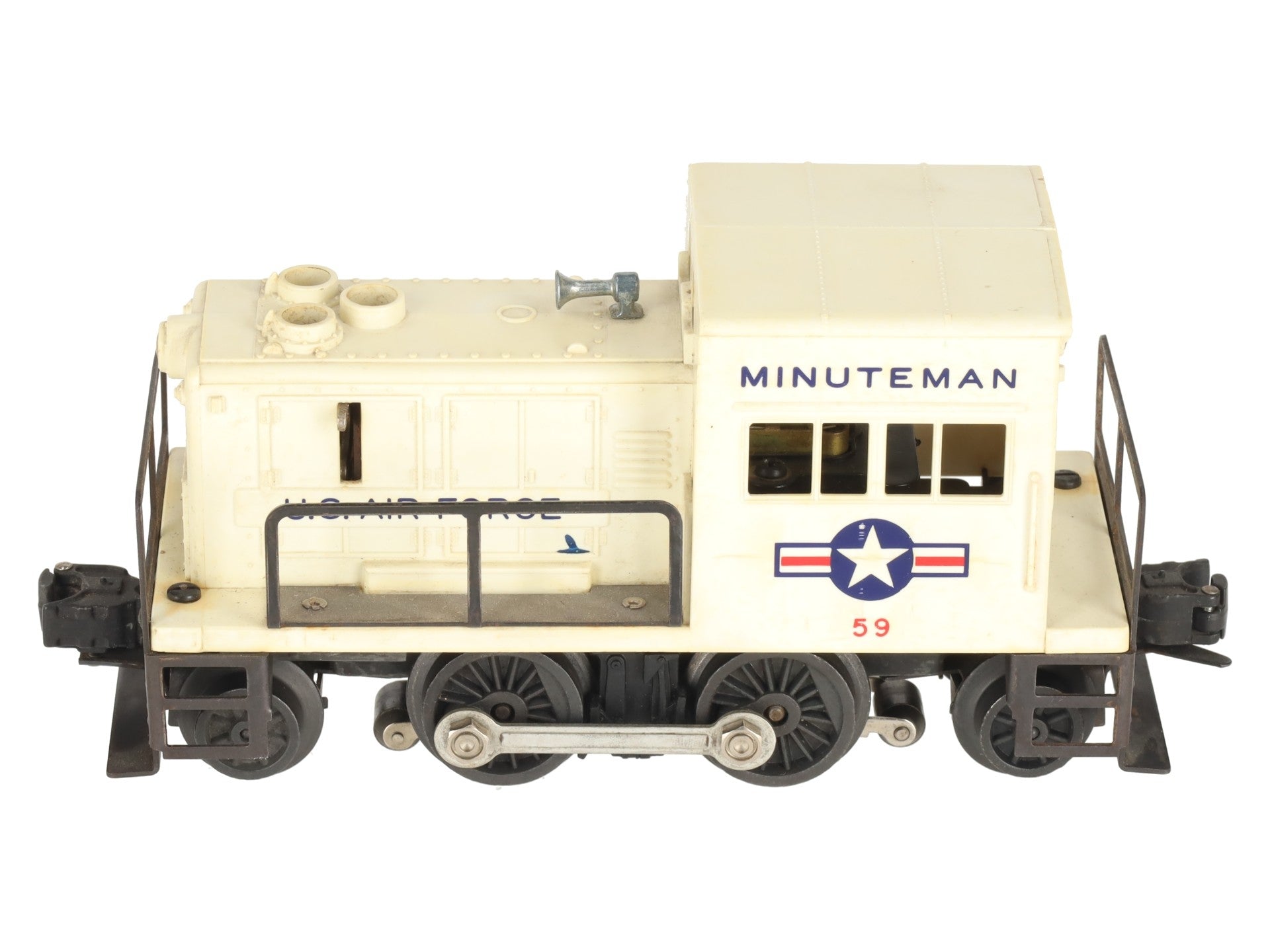 Lionel 59 Vintage O Air Force Minuteman 2-4-2 Gas Turbine Switcher EX