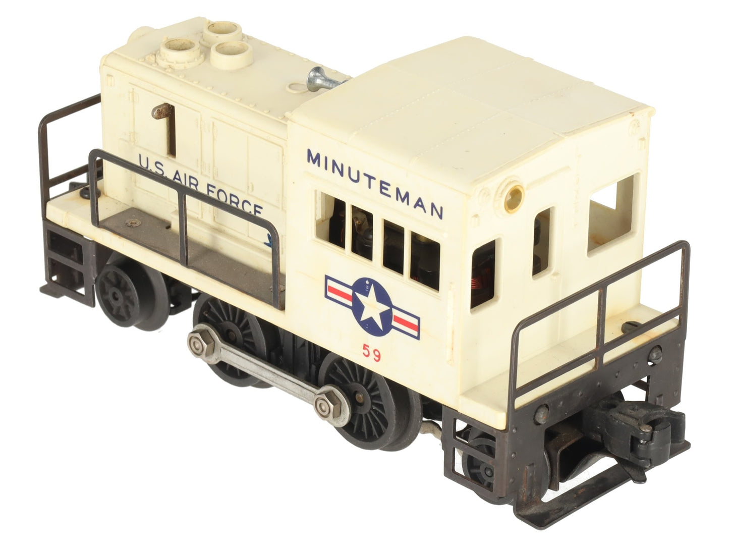 Lionel 59 Vintage O Air Force Minuteman 2-4-2 Gas Turbine Switcher EX