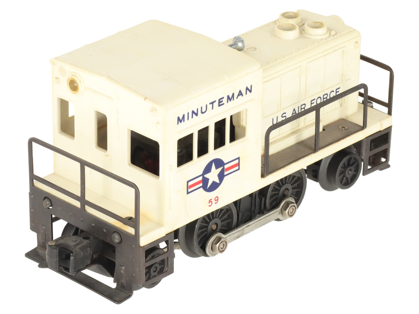 Lionel 59 Vintage O Air Force Minuteman 2-4-2 Gas Turbine Switcher EX