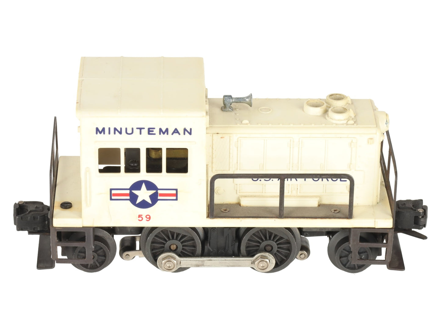 Lionel 59 Vintage O Air Force Minuteman 2-4-2 Gas Turbine Switcher EX