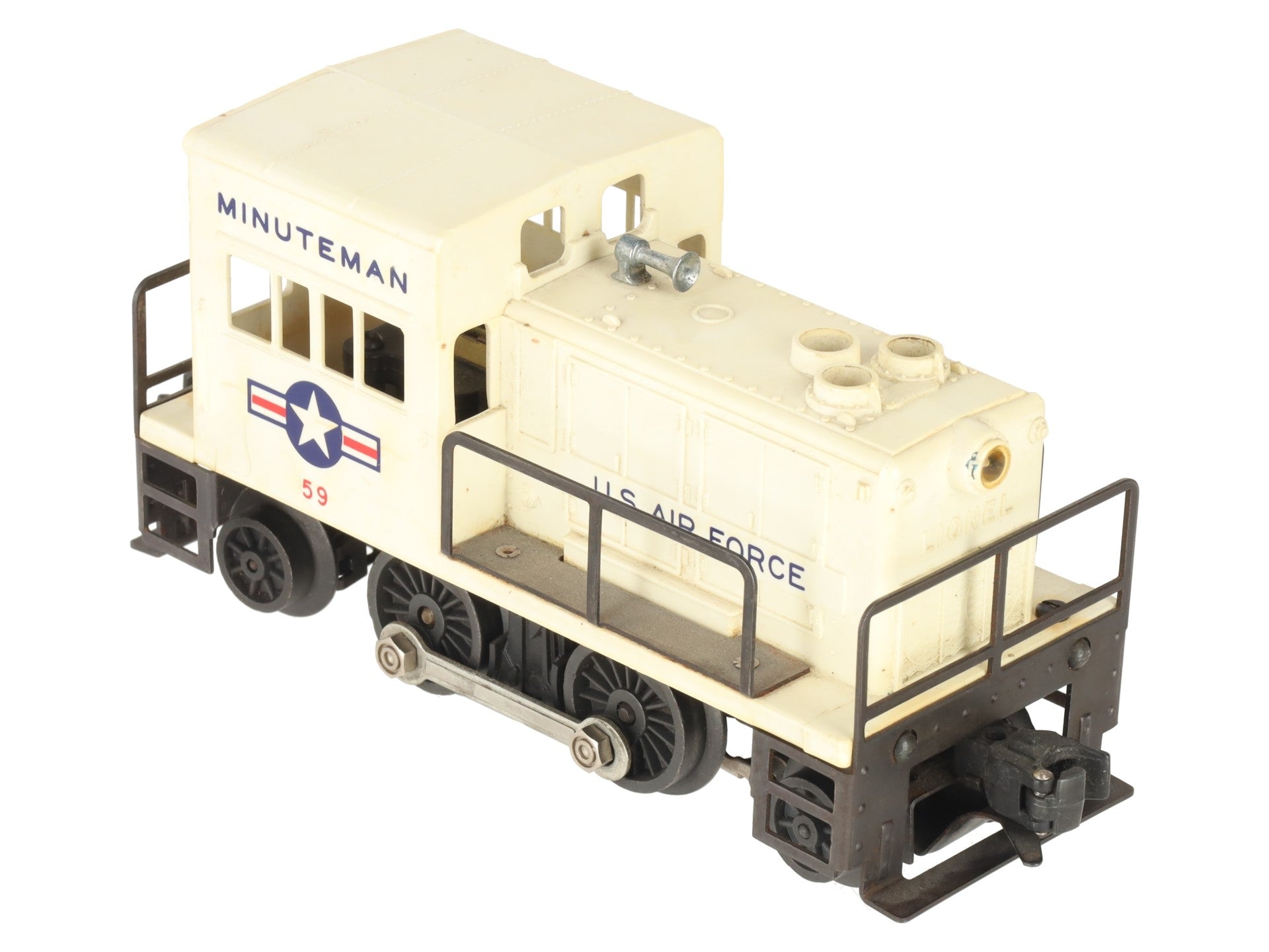 Lionel 59 Vintage O Air Force Minuteman 2-4-2 Gas Turbine Switcher EX