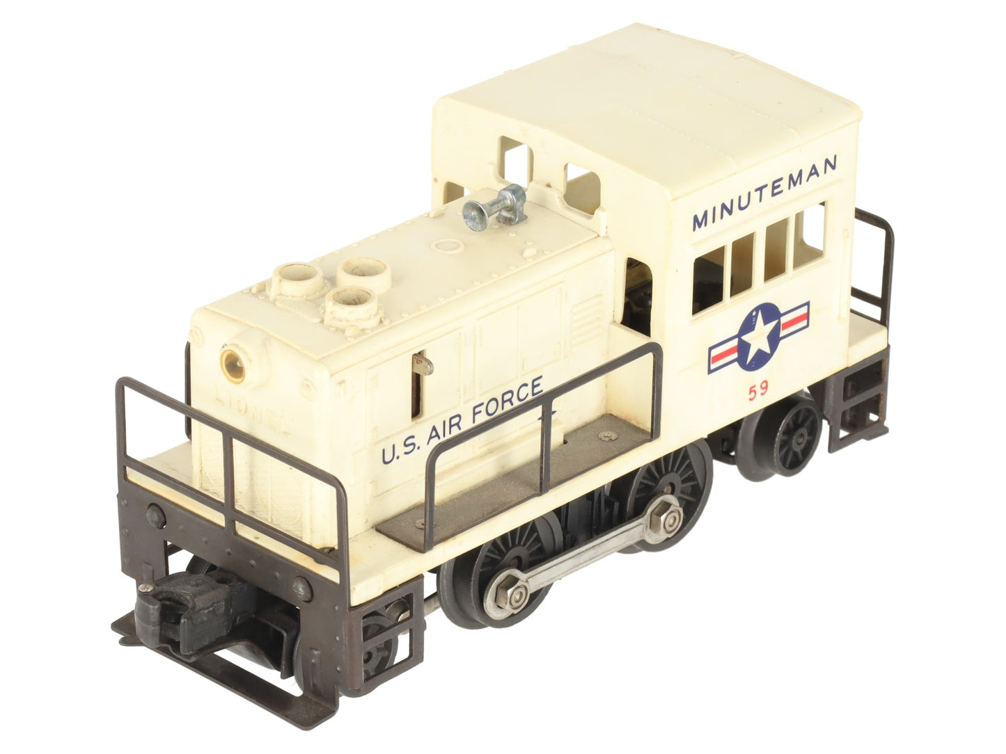 Lionel 59 Vintage O Air Force Minuteman 2-4-2 Gas Turbine Switcher EX