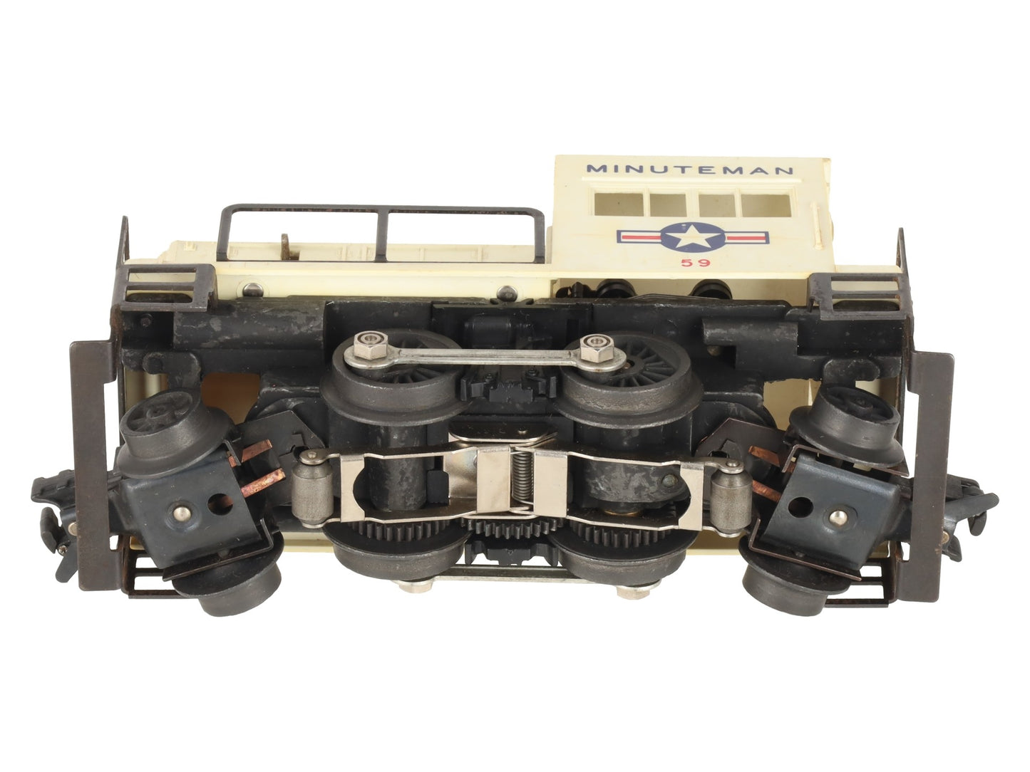 Lionel 59 Vintage O Air Force Minuteman 2-4-2 Gas Turbine Switcher EX