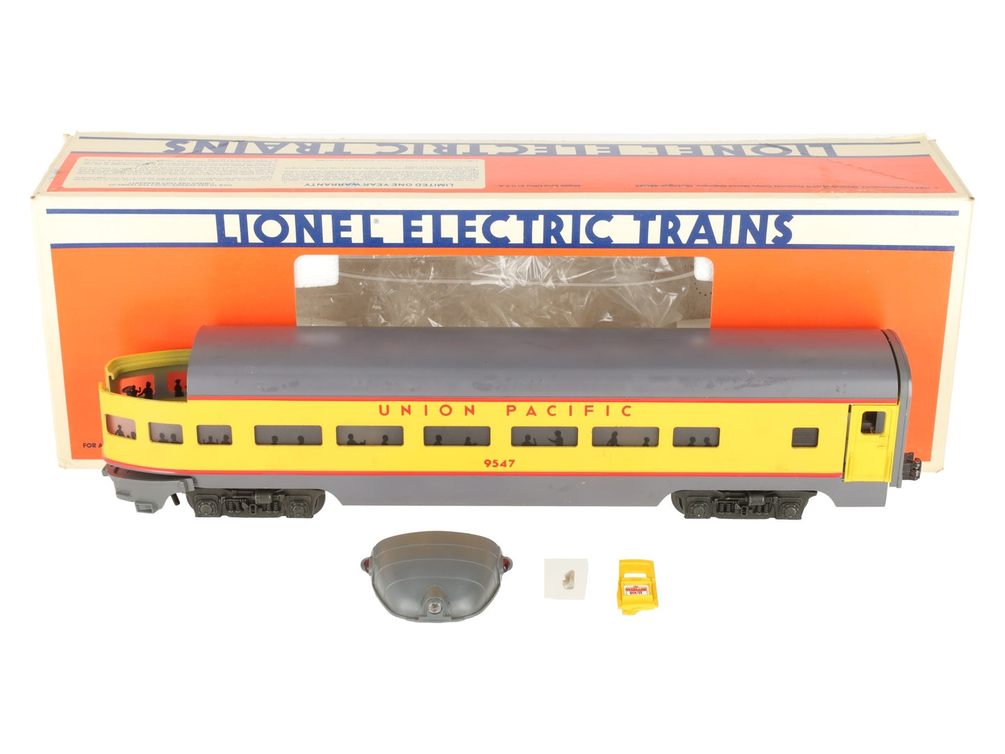Lionel 6-9547 O Gauge Union Pacific Smooth Side Observation Car #9547/Box
