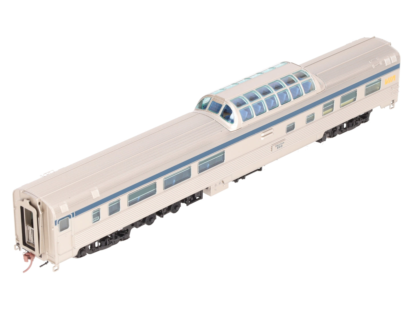 Rapido Trains 116034 HO Via Rail Canada Budd Mid-Train Dome #503 LN/Box