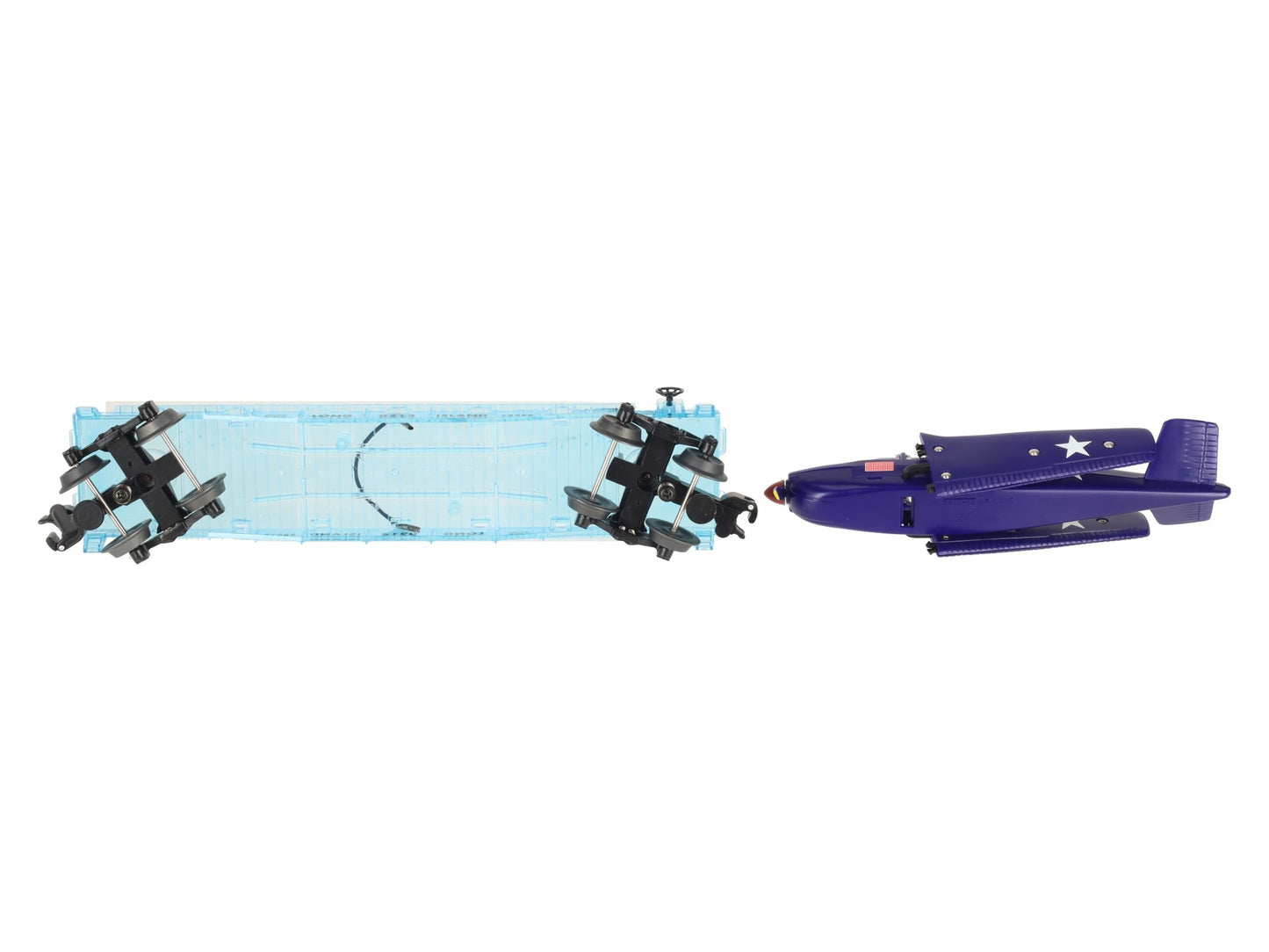 Lionel 6-58556 O Gauge Long Island TTLE Flatcar with WWII Navy Aircraft LN/Box