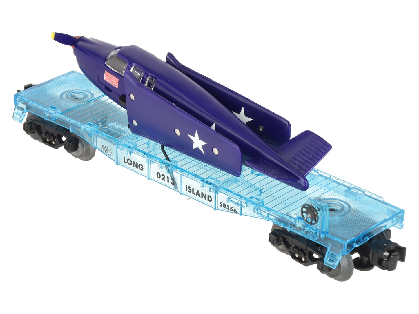 Lionel 6-58556 O Gauge Long Island TTLE Flatcar with WWII Navy Aircraft LN/Box