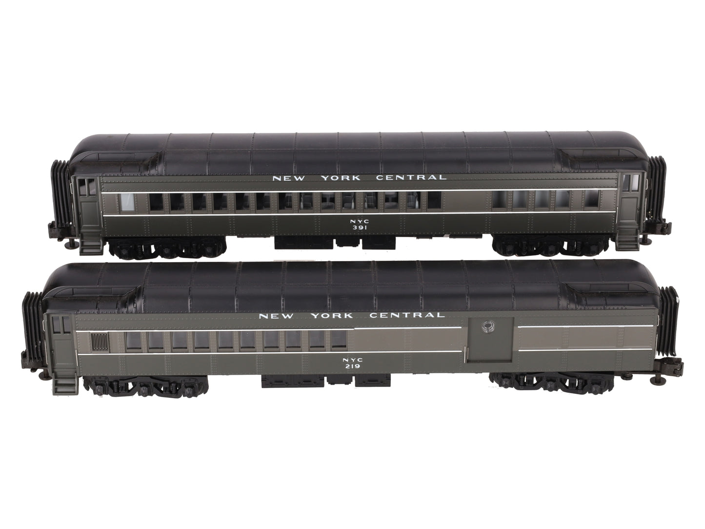 MTH 20-6654 O NYC 70' Streamlined Sleeper/Diner Passenger Car Set (Set of 2) EX/Box