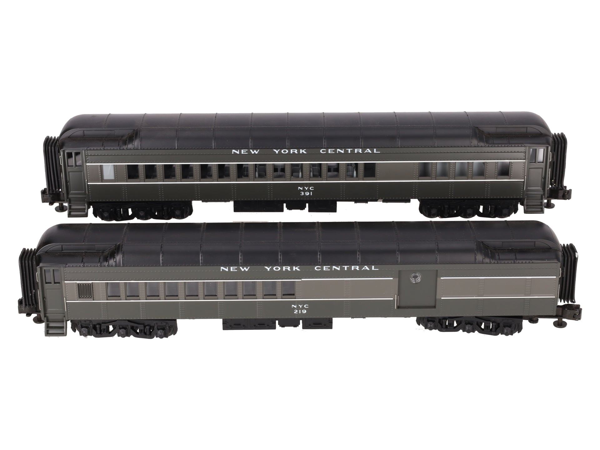 MTH 20-6654 O NYC 70' Streamlined Sleeper/Diner Passenger Car Set (Set of 2) EX/Box