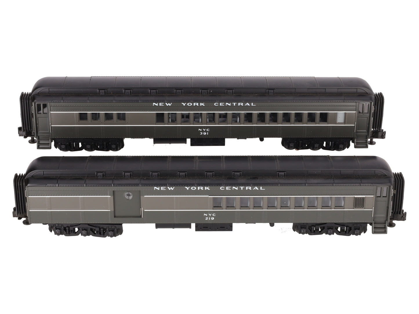 MTH 20-6654 O NYC 70' Streamlined Sleeper/Diner Passenger Car Set (Set of 2) EX/Box